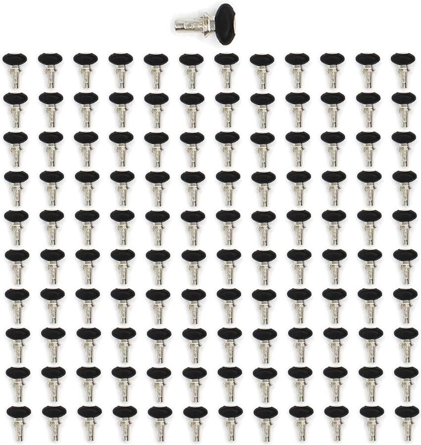 Schapdrager met Rubber Planksteun Sterke en Stevige Plug-in voor Houten en Glazen Borden 120 Stuks