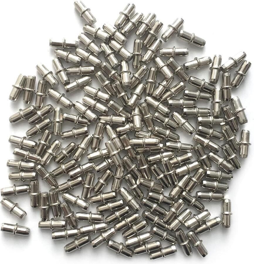 Schapdrager Planksteun Pinnen Noppen Stevige Ø 5 mm Gat Houten en Glazen Bord Keukenkast Kledingkast Kast 50kg Laadvermogen 150 Stuks kastdragers