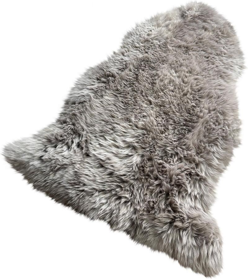 Schapen vacht Vloerkleed Dierenvel 105x70 100% Echt Leer