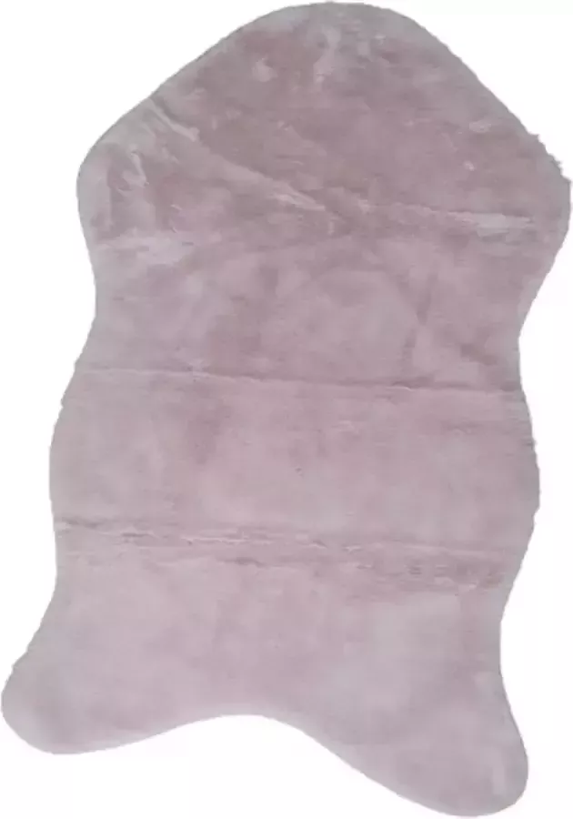 Schapenvacht DANYAL Oud Roze Polyester 60 x 90 cm Bondkleedje Bondkleed Interieur Wonen Huis Thuis Warm Winter