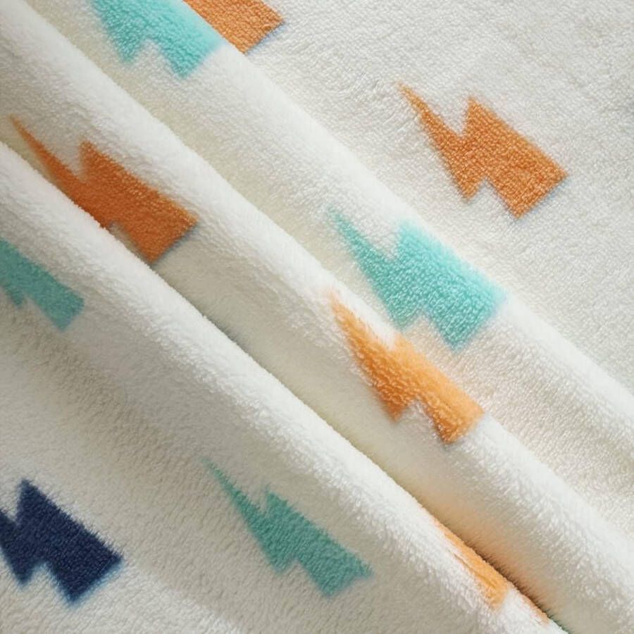 Schattig beddengoed voor jongens zuigelingen peuters pasgeborenen kinderbed kinderwagen babyshower verjaardag (75 x 100 cm met flitsen)