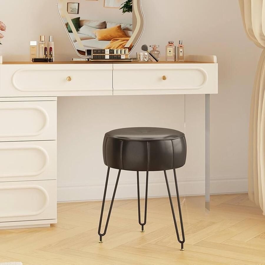 Schattige pompoenvorm make-upkruk veelzijdig en praktisch 1 stuk faux leer