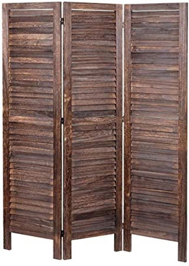 Scheidingswand voor binnen Bruin Shabby Look 170x120cm