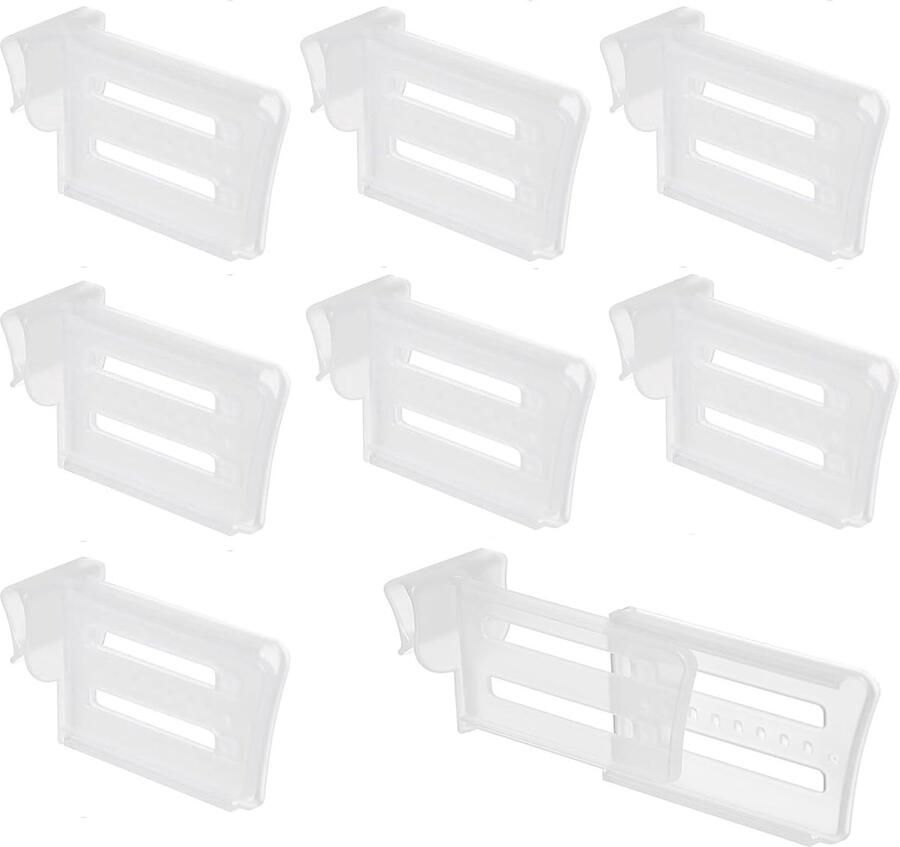 Scheidingswand voor koelkast 8 stuks zijdelingse scheidingswand transparant voor de zijdeur van de koelkast koelkastorganisatie