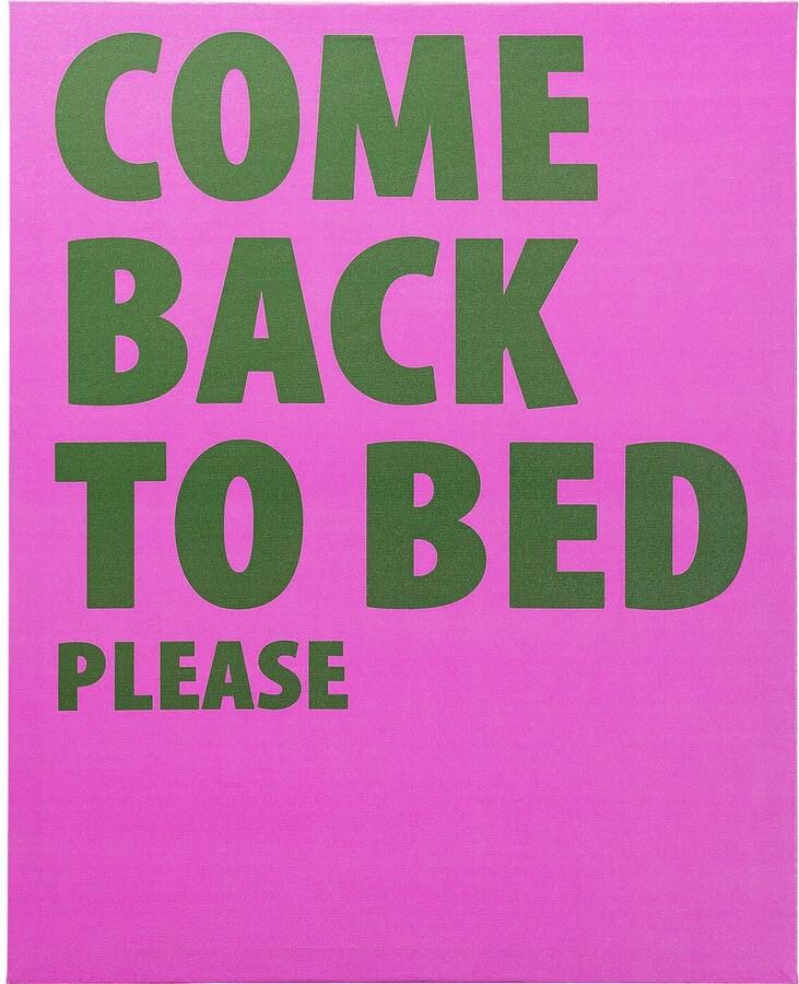 Schilderij Come Back To Bed 40x50cm Kare Design