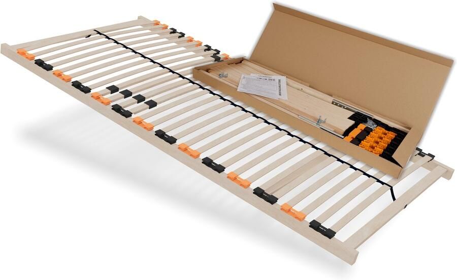 Schlaftroll ErgoActive lattenbodem 90x200 cm 7 zones verstelbare stevigheid