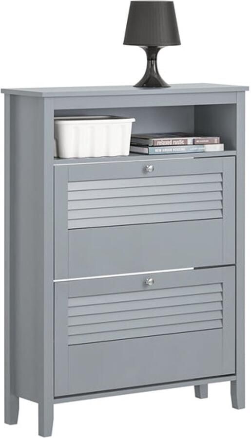 Schoen opbergkast schoenenorganisator toegangsruimte Saver Compact ontwerp 80x108x25cm wandmontage voor verbeterde stabiliteit