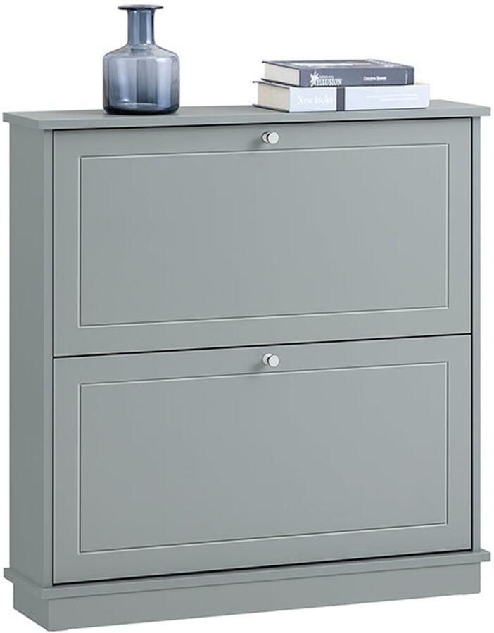 Schoen opbergkast schoenorganisator Entryway schoenrek stevige wandmonteerbaar 76x79x18cm