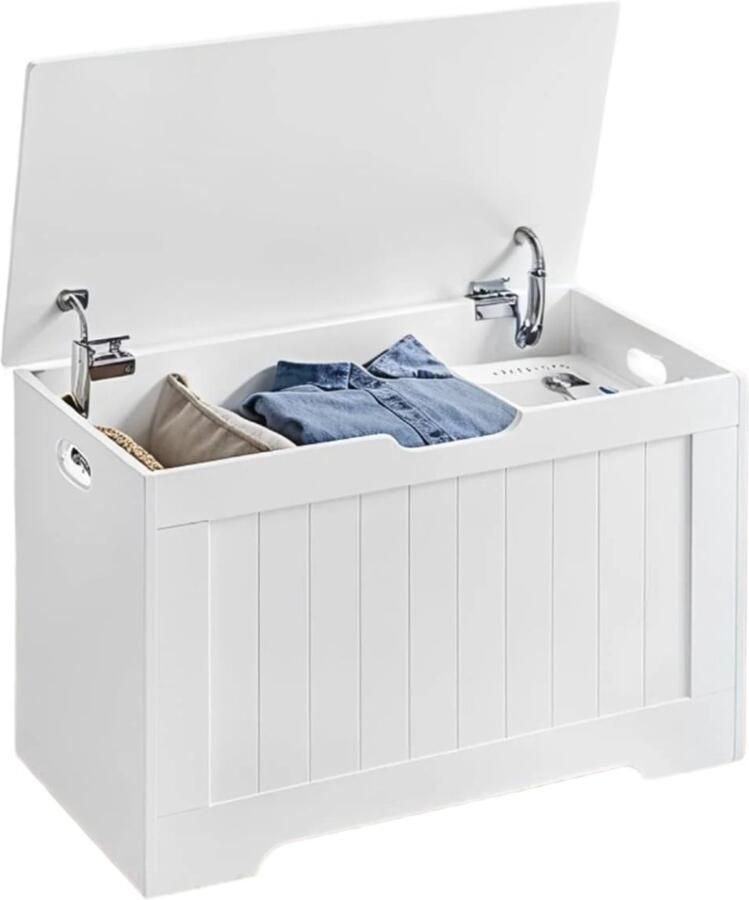 Schoenbank bank met opslag opbergkast stoelen en winkels MDF -panelen 76 cm x 48 cm x 40 cm