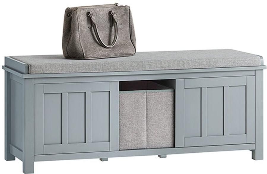 Schoenbank Entryway Organizer Opslagstoel Handige hoogte MDF -materiaal 110x46x38cm