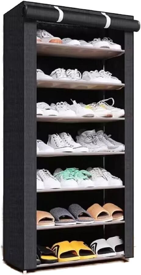 Schoenen of kleding kast wand rek Schoenenkast schoenenrek opberg met schappen kledingkast