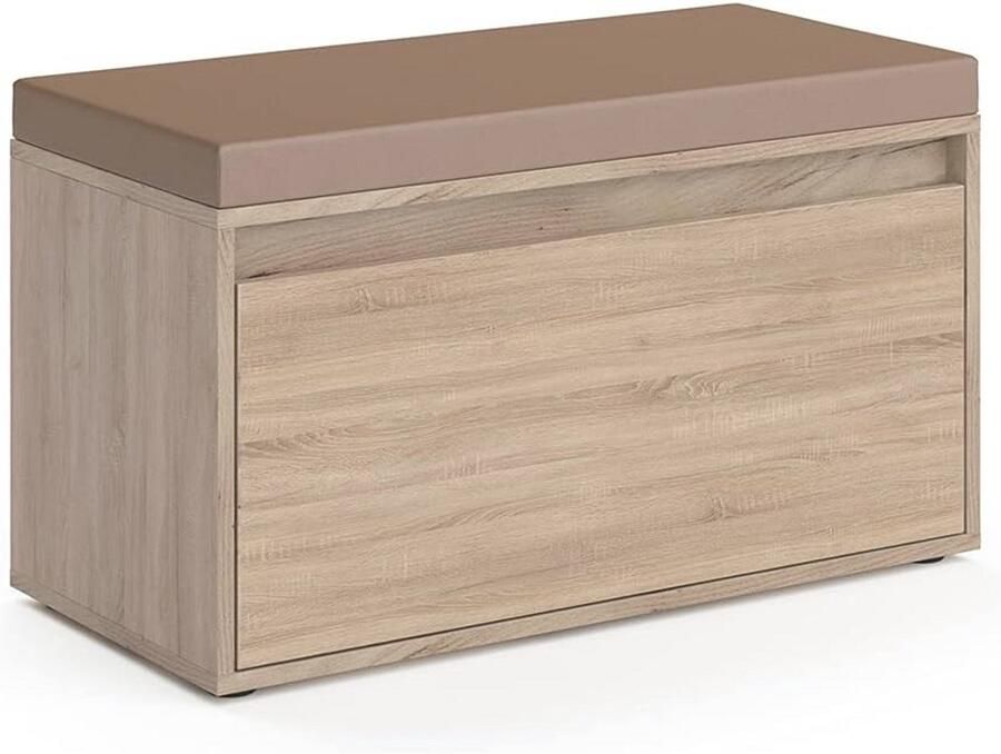 Schoenenbank met Opbergruimte 80 x 45 cm – Moderne Zitbank voor Schoenen