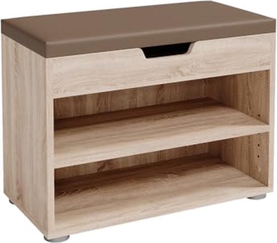 Schoenenbank met Opbergruimte en Zitting 60 x 45 cm