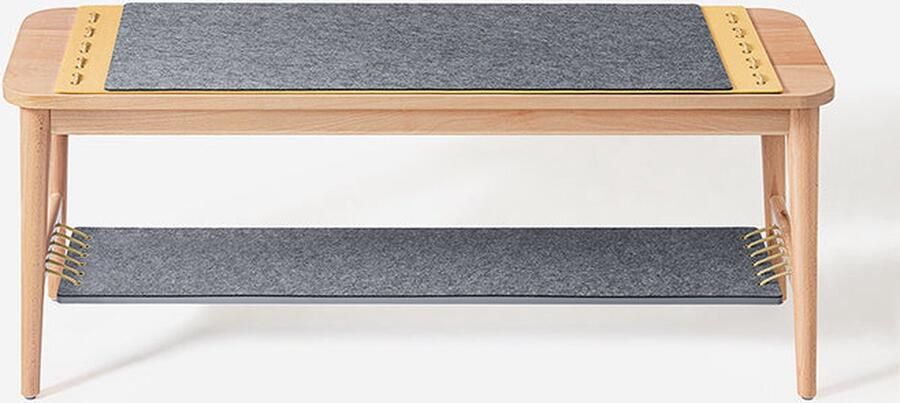 Rootz Living Rootz Schoenenbank met opbergruimte Ingangsbank Bedbank Eenvoudige montage Duurzaam Milieuvriendelijk 110 cm x 46 cm x 37 cm