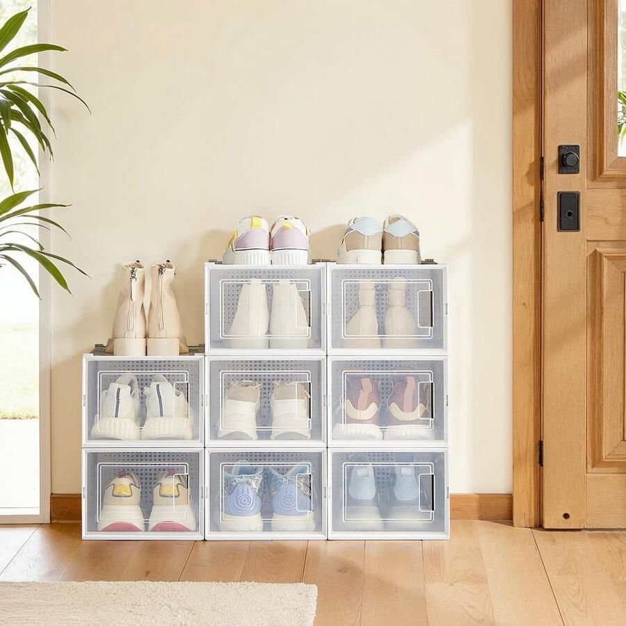 Schoenendozen stapelbaar set van 8