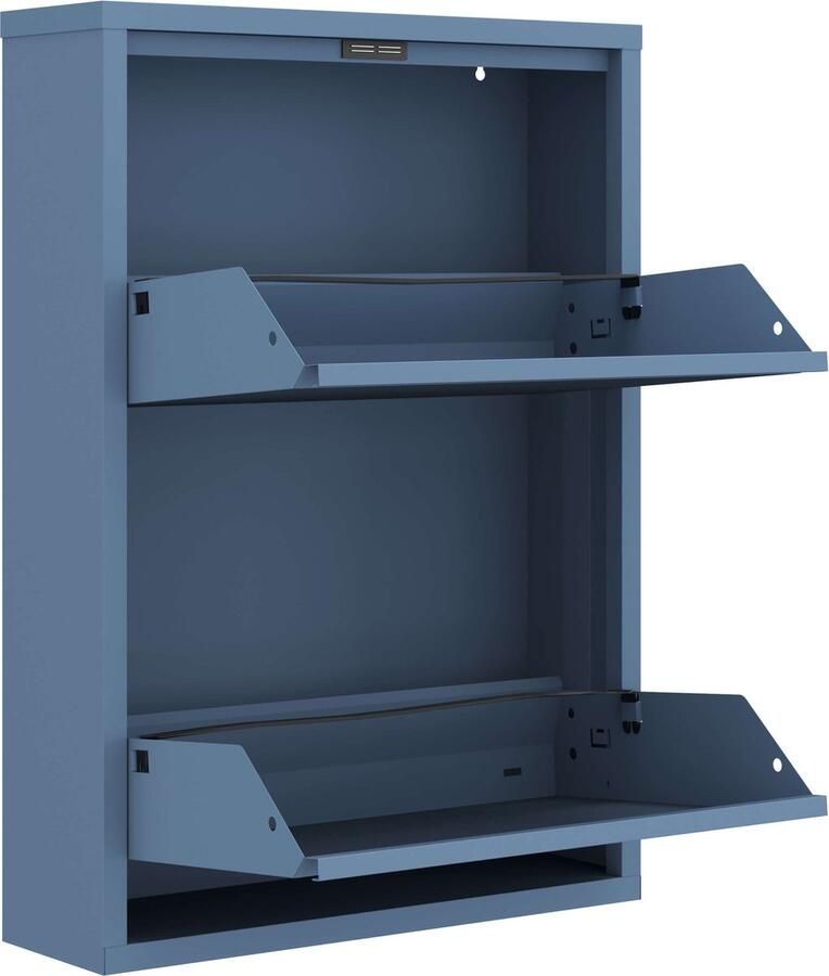 Schoenenkast Bodi 2-vaks Ocean Blue