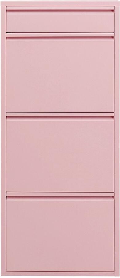 Kare Design Schoenenkast Caruso roze 3+1 laden