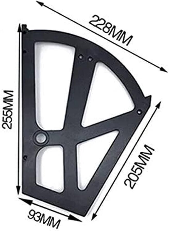 Schoenenkast Flip Frame Zwart 1 paar 228 x 255 mm Plastic