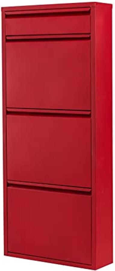 Schoenenkast met Magnetische Flappen Ruimtebesparende Muur Gemonteerde Schoenrek