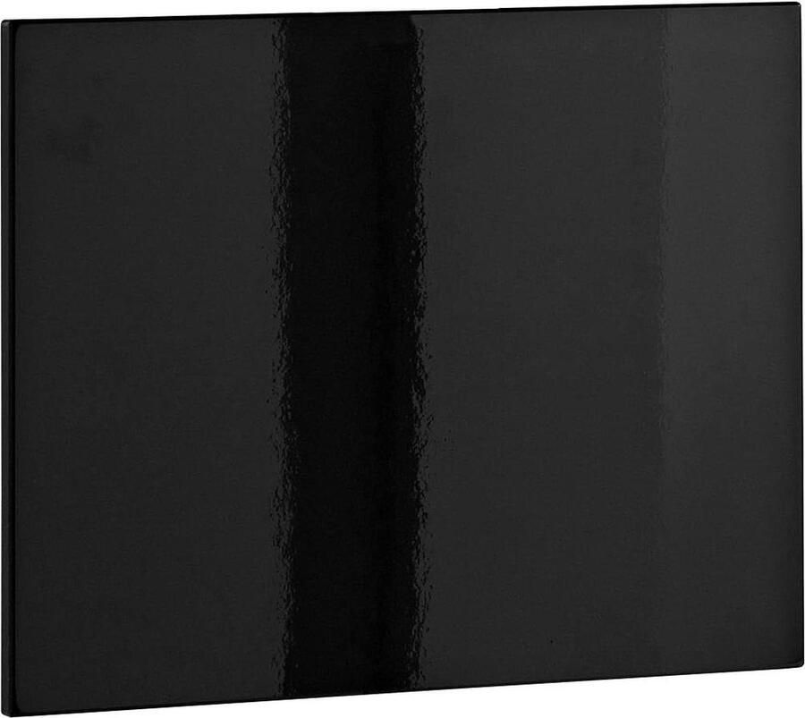 Schoenenkast met spiegel Germania 3263-83 Klep-Front Zwart Hoogglans Colorado 52 x 42 x 2 cm Kast voor Schoenen Schoenenkast met spiegel