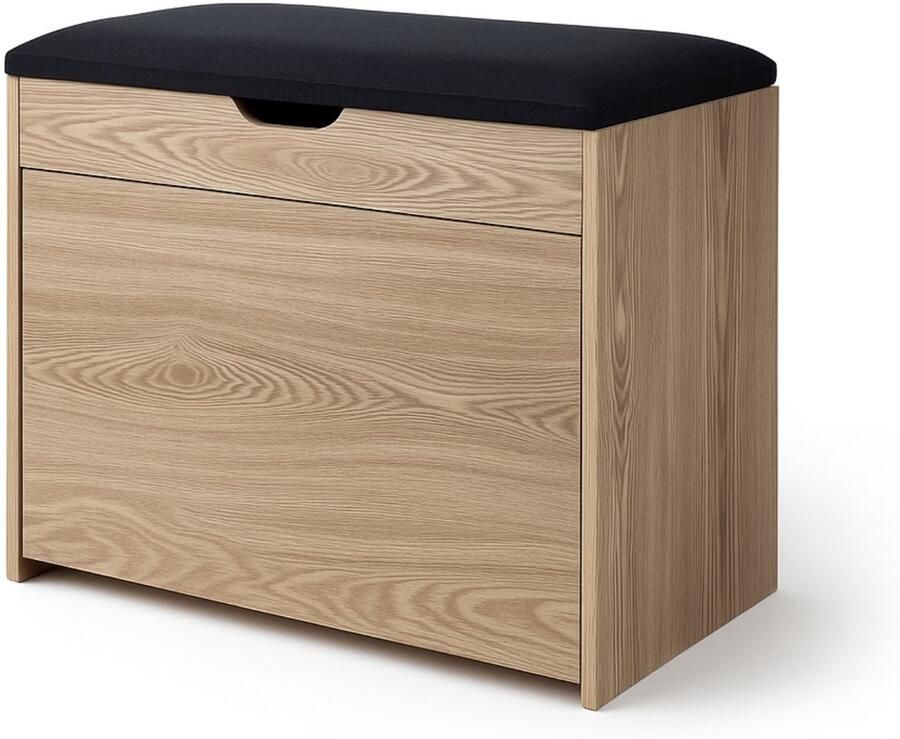 Schoenenkast met zitplaats en uittrekbare planken VAULT 57 x 30 x 53 cm