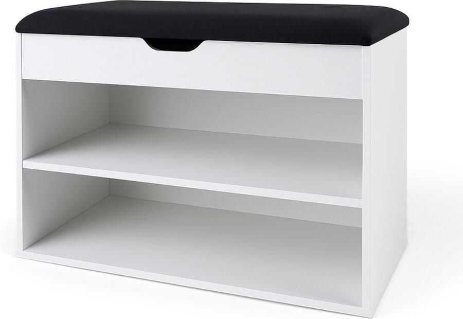 Schoenenkast met zitplaats LEVA 60 x 30 x 47 cm