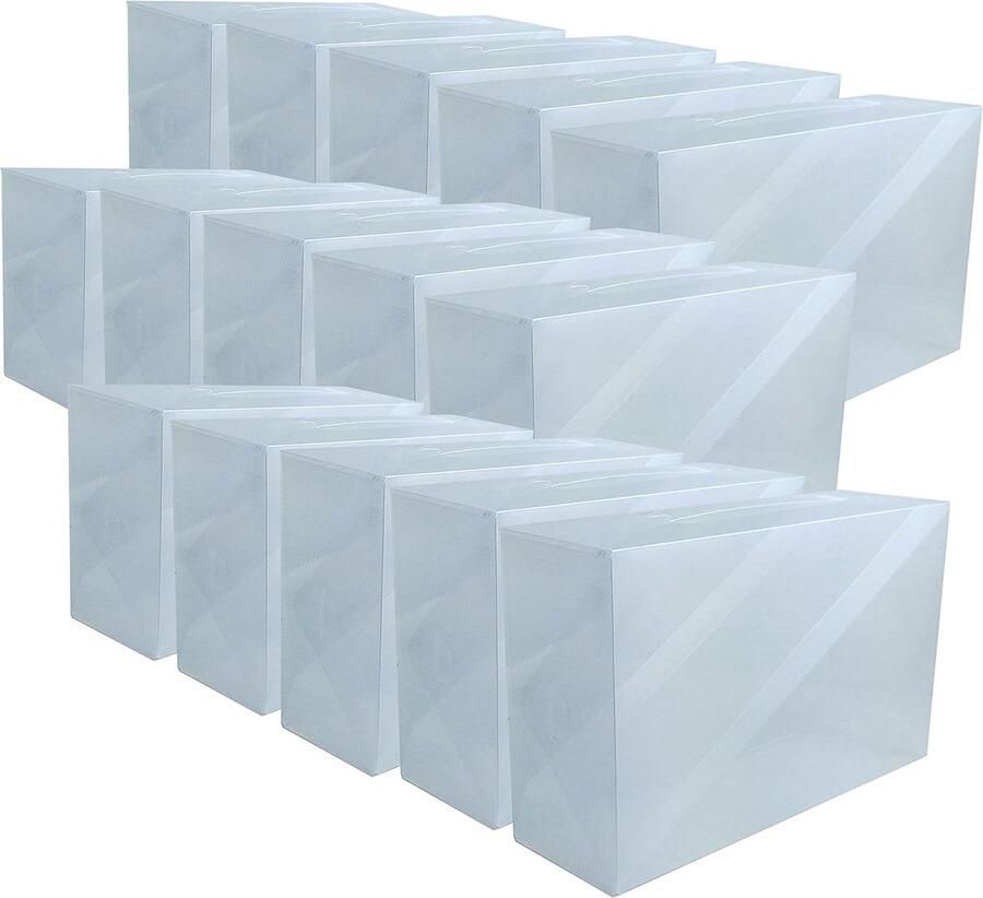 Schoenenkast Opbergbox voor Schoenen Opvouwbare Houder 15 stuks Dames en Heren