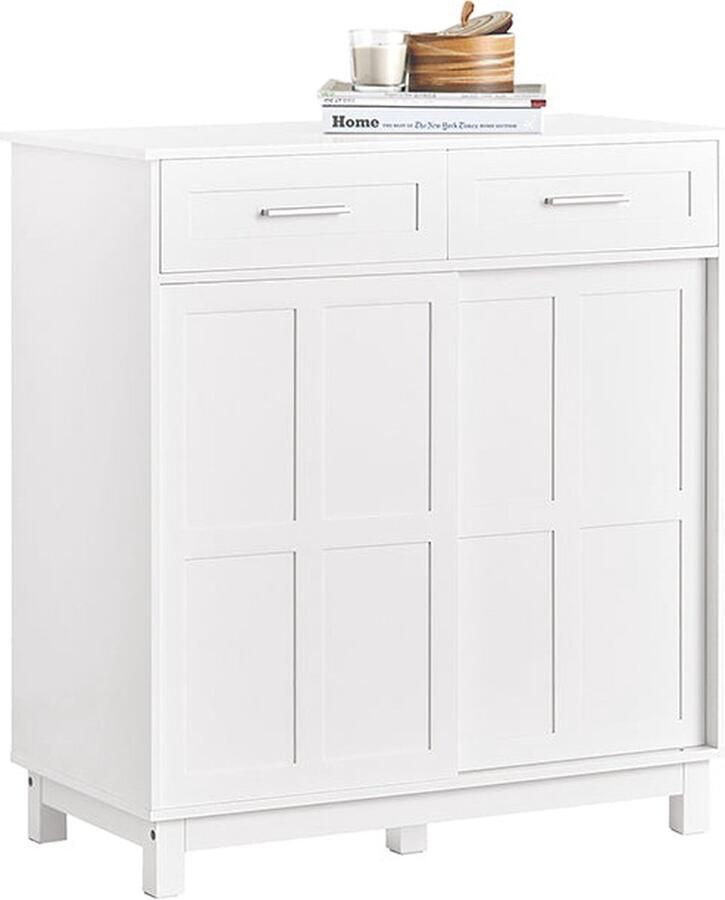 Rootz Living Rootz Schoenenkast Schoenenrek Schoenenorganizer MDF(E1) 80cm x 85cm x 40cm 25kg 75kg Draagvermogen