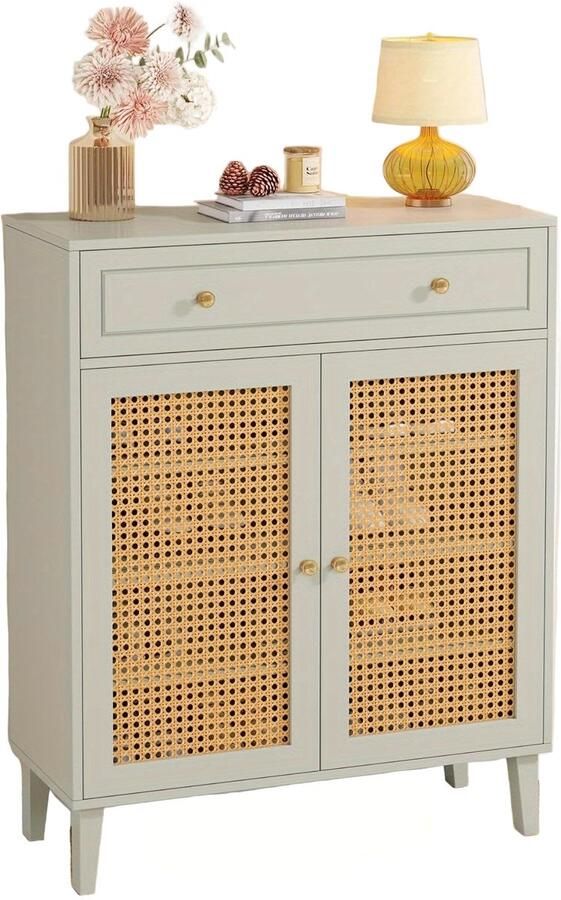 Schoenenkast – Schoenrek – Schoenopberger – Schoenkastje – Schoenmeubel – Mintgroen – Verstelbare Planken – Stevige MDF Bouw