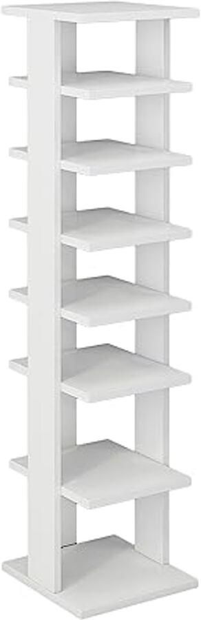 Schoenenkast Wit met 7 Planken