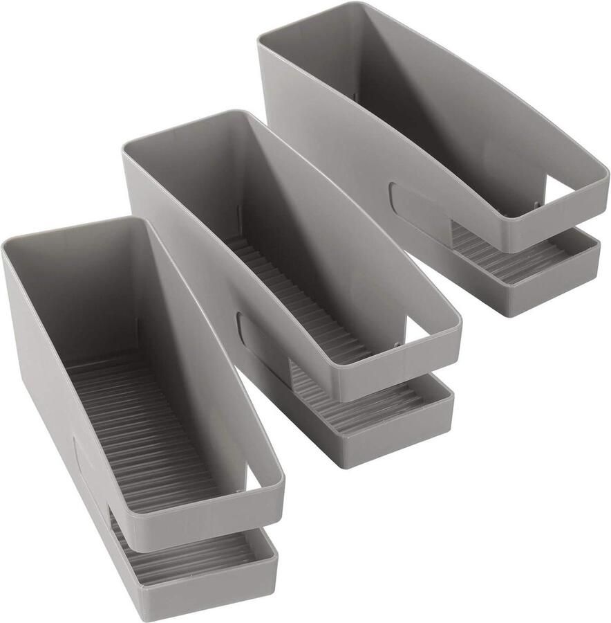 Schoenenkast Zapateras para bailarinas de ballet Polipropileno 9 x 9.5 x 26.5 cm Gris