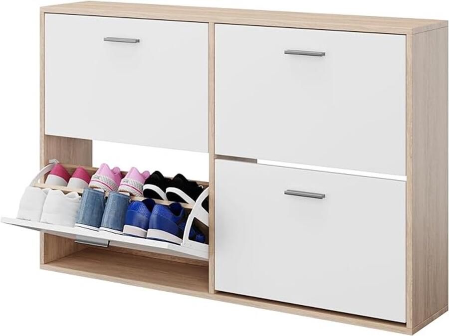Schoenenkastje Compact Schoenenrek Meerdere Lagen Ruimtebesparend Design Modern Uiterlijk