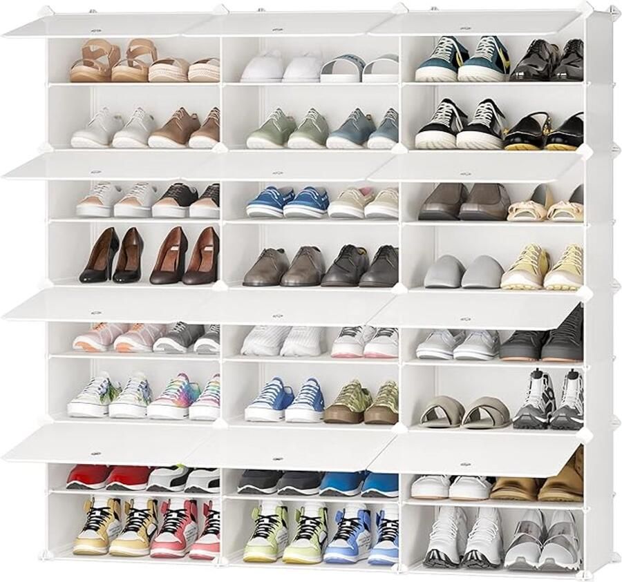 Schoenenkastje Compact Schoenenrek Meerdere Lagen Ruimtebesparend Design Modern Uiterlijk