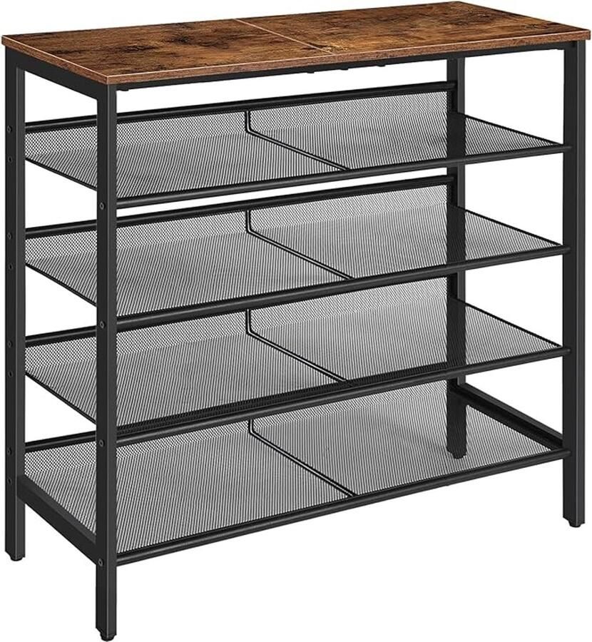 Schoenenkastje Compact Schoenenrek Meerdere Lagen Ruimtebesparend Design Modern Uiterlijk