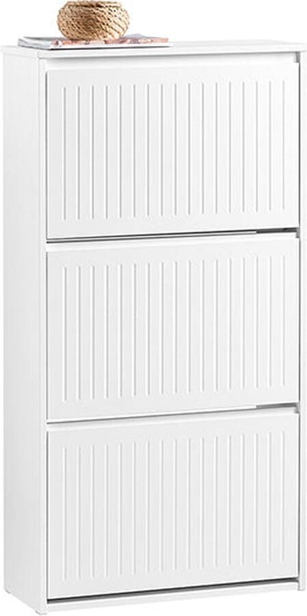 Rootz Living Rootz Schoenenopbergkast Schoenenrek Schoenenhouder Verstelbare planken MDF-materiaal 61 cm x 120 cm x 26 cm