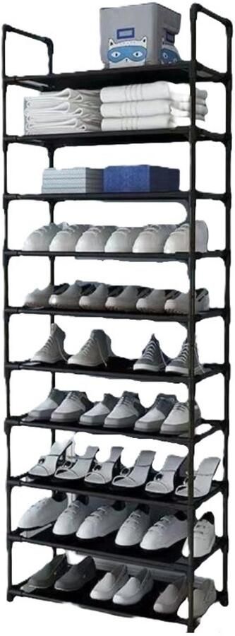 Ceruzo Schoenenrek 10 Laags 58x28x175 cm voor 20 tot 30 paar Schoenen