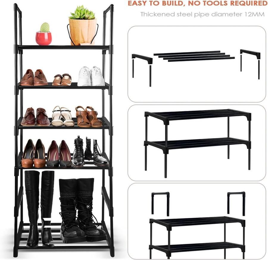 Schoenenrek-28 x 43 x 112 cm voor entree