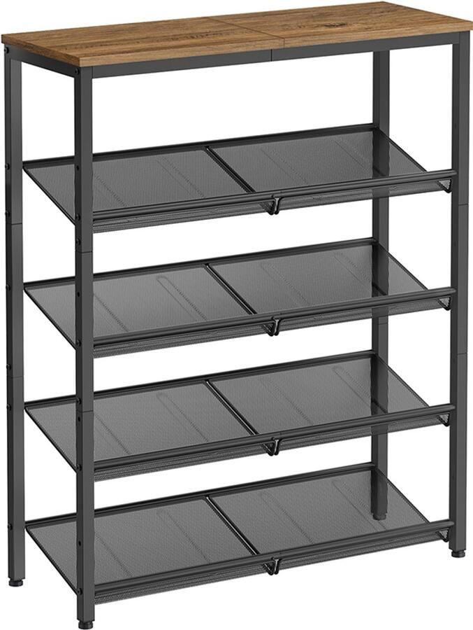 Schoenenrek 5 Niveaus Verstelbare Gaasplanken