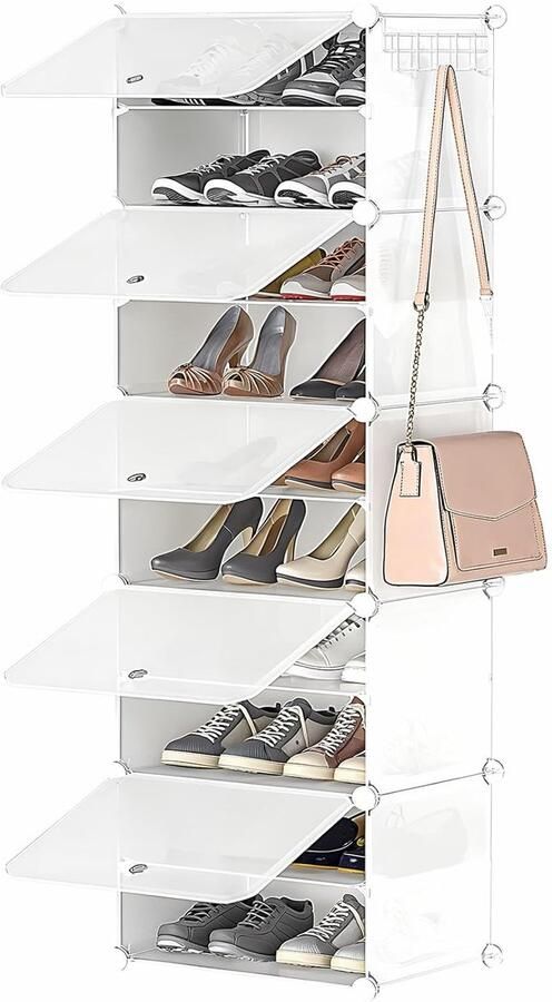 Schoenenrek met grote capaciteit multifunctioneel 1 stuk robuust