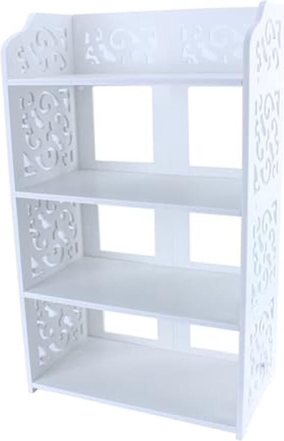 Schoenenrek Modern ontwerp 3 4 5 lagen Wit Kunststof hout