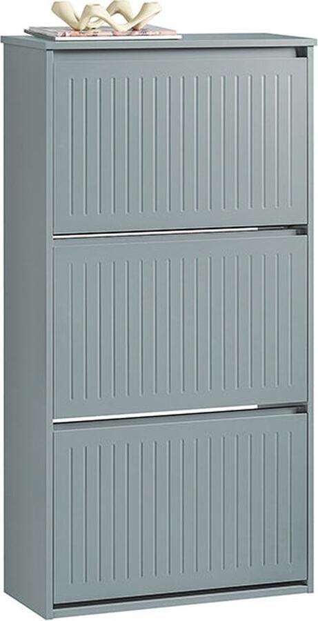 Rootz Living Rootz Schoenenrek Organizer Schoenenopslag Schoenenkast Verstelbare Planken MDF(E1) 61cm x 120cm x 26cm Verkrijgbaar in 3 kleuren