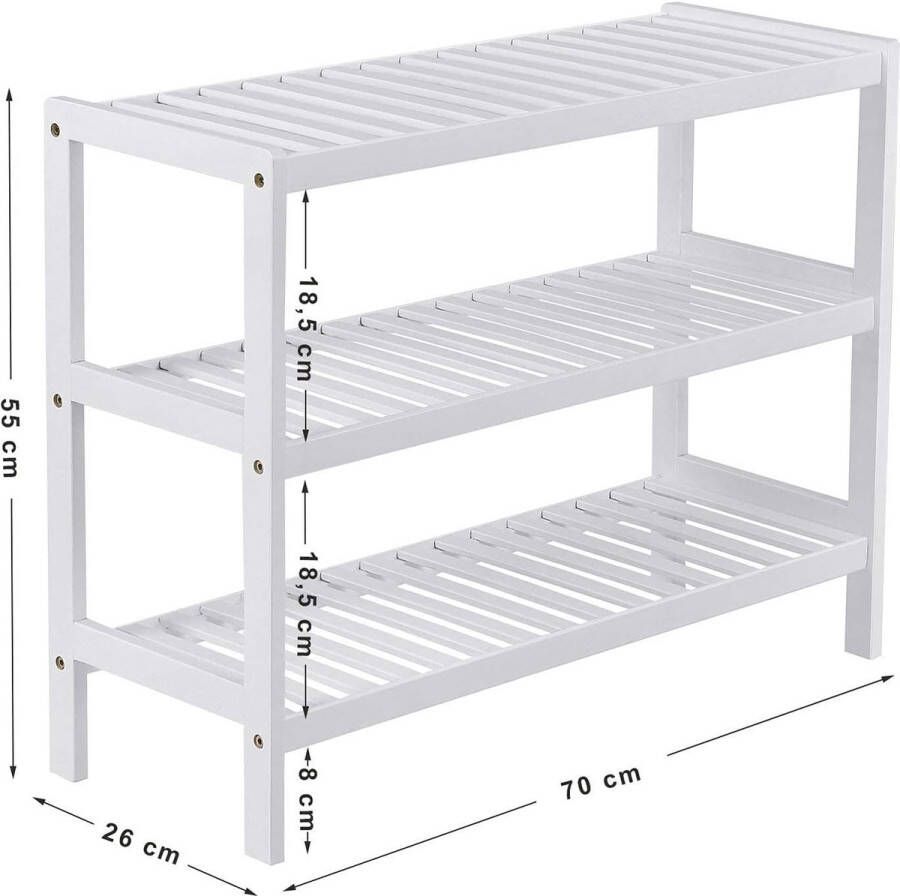 Schoenenrek planken schoenenstandaard hoog schoenenorganizer ruimtebesparend multifunctioneel