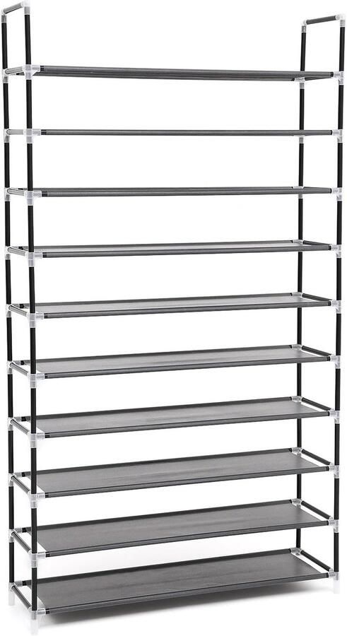 Schoenenrek stapelbare schoenenplank voor kast ingang 29D x 100W x 175H centimetres - Foto 2
