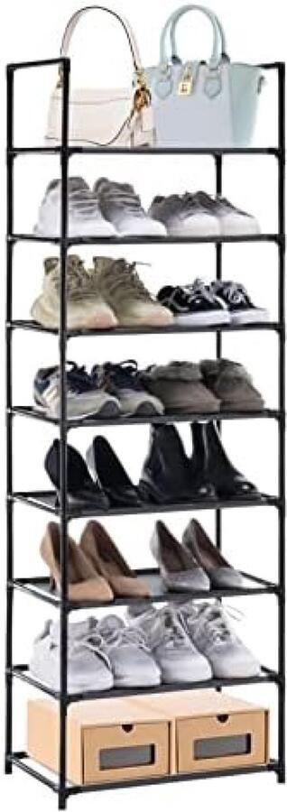 Schoenenrek 5-10 niveaus 150 x 93 x 30 cm maximaal 50 paar schoenen