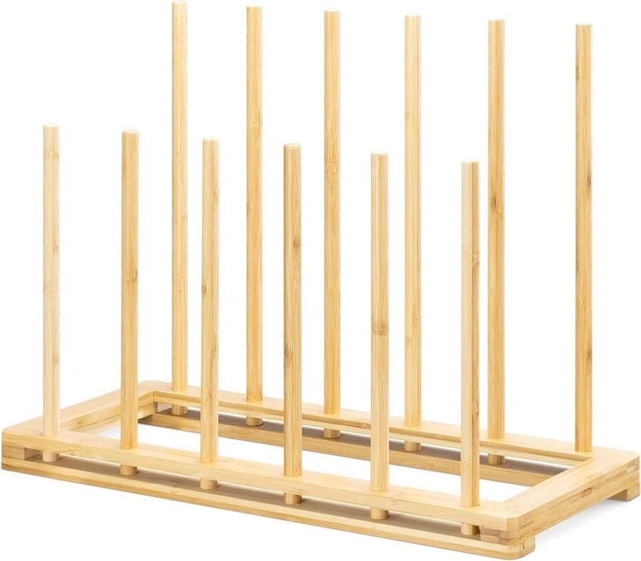 Schoenenrek voor laarzen en schoenen Houten schoenenorganizer Laarzenrek voor zes paar schoenen Van bamboe