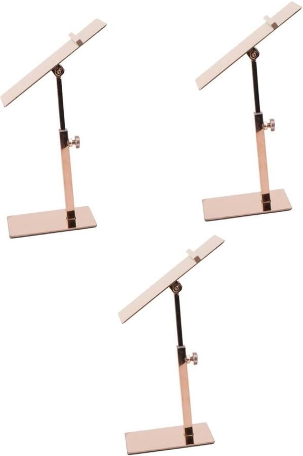 Schoenenstandaard Metalen schoenenrek 3 stuks Elastische houders