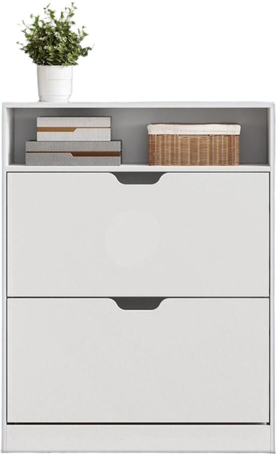 Schoenkast schoen Tipper schoenplank Space -sparende opslag 24 x 80 x 102 cm