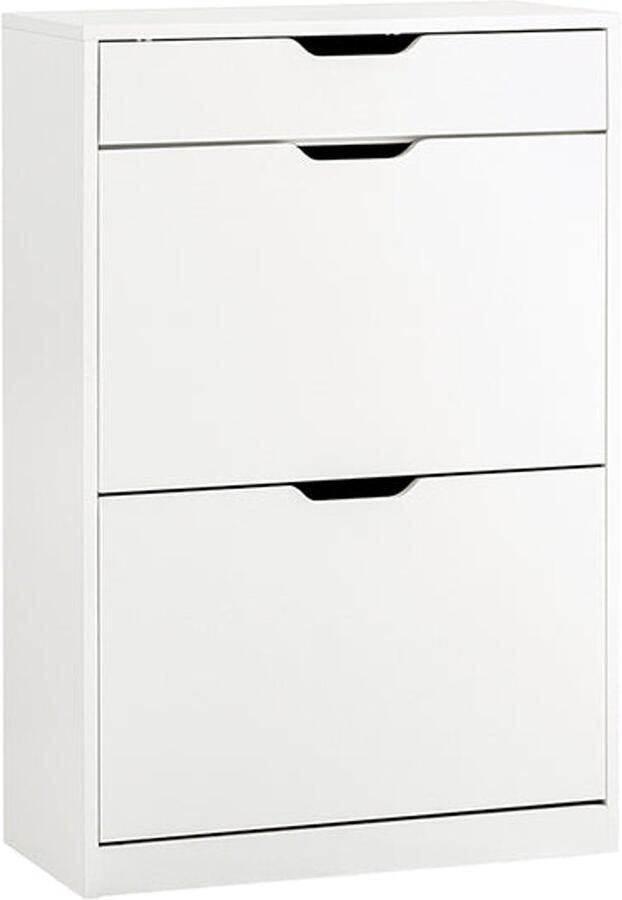 Schoenkast schoenorganisator opbergeenheid elegante opslag 60x90x30cm ideaal voor kleine ruimtes