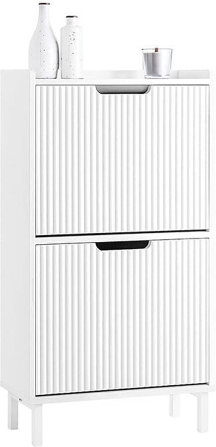 Schoenkast schoenorganisator schoenenrek ruimtebesparend ontwerp 50x90x19cm ideaal voor toegangsgebieden