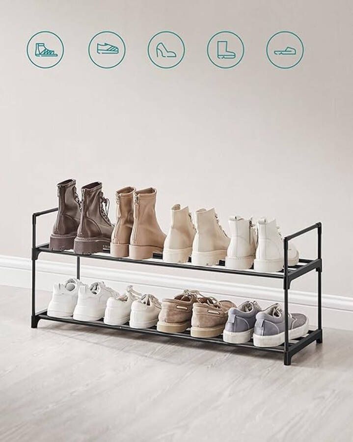 Schoenenkast schoenbank schoenenrek voor de ingang gang